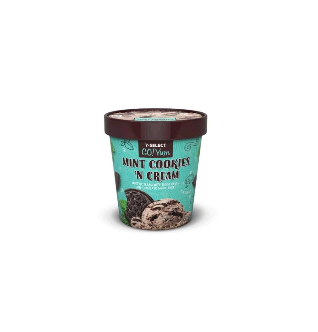 7-Select GoYum Mint Cookies N Cream Ice Cream