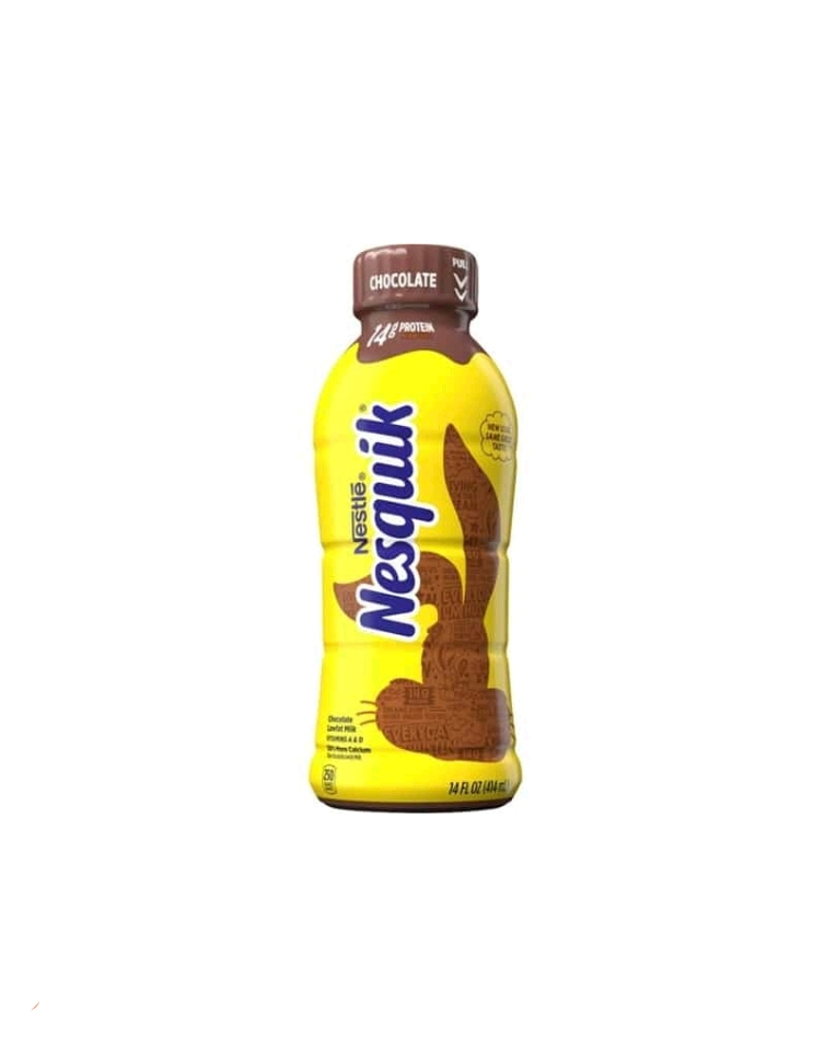 Nesquik Lowfat Chocolate Milk Bottle