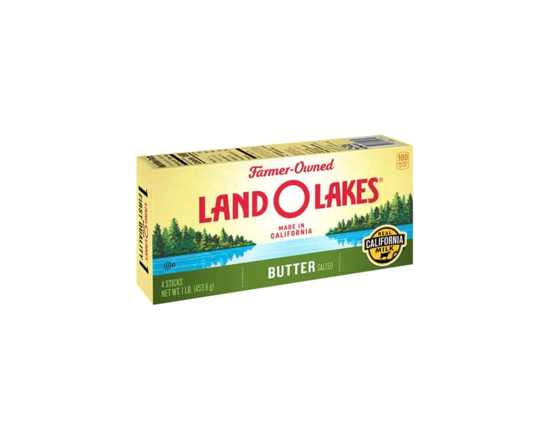 Land O'Lakes Salted Butter Sticks 4 ct