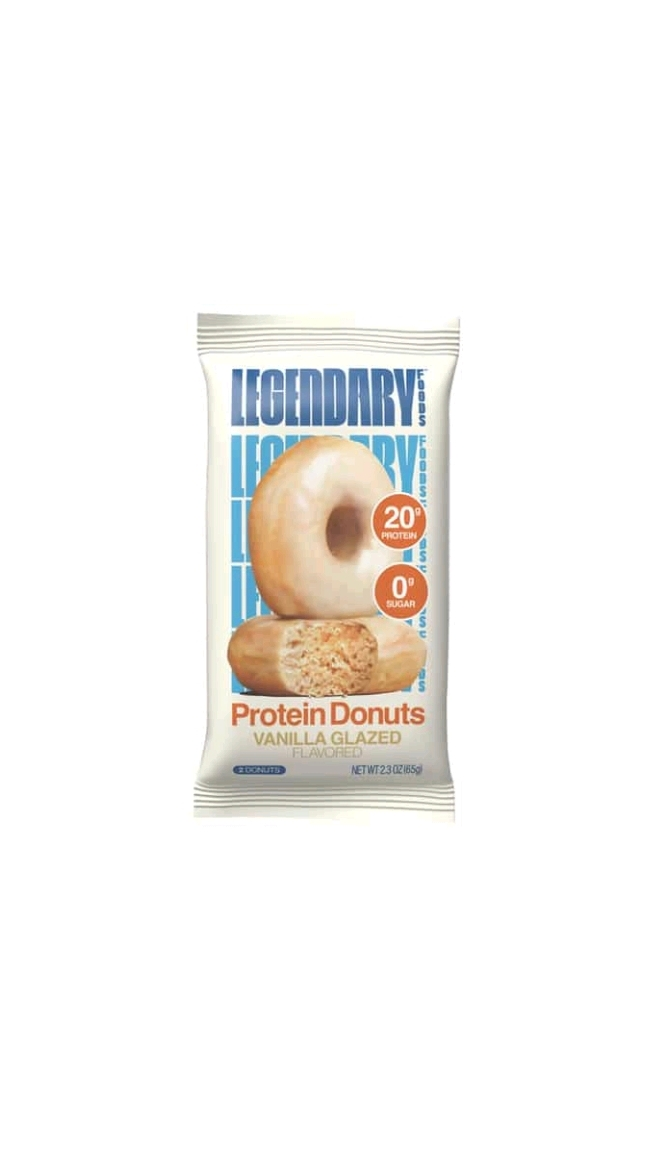 Legendary Foods Zero Sugar Vanilla Glazed Flavored Protein Donuts