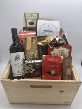 Wine & Chocolate Gift Basket