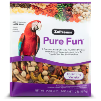 ZuPreem Pure Fun Bird Food for Large Birds