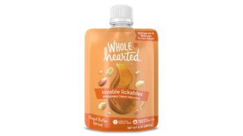 WholeHearted Peanut Butter Loveable Lickables Dog Treats