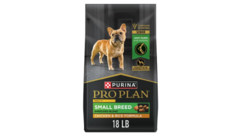 Purina Pro Plan Shredded Blend Chicken and Rice Formula Small Breed 7 + Senior Dog Food
