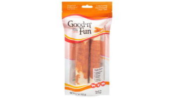 Good 'n' Fun Triple Flavor Rolls Rawhide Chews for Large Dogs