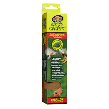 Zoo Med Eco 20" x 10" 10 Gallon Tan Carpet