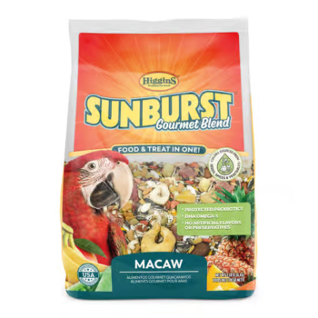 Higgins Sunburst Gourmet Blend Macaw Parrot Bird Food