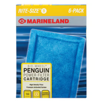Marineland Rite Size A Bio Wheel Penguin Filter Cartridge (6 ct)